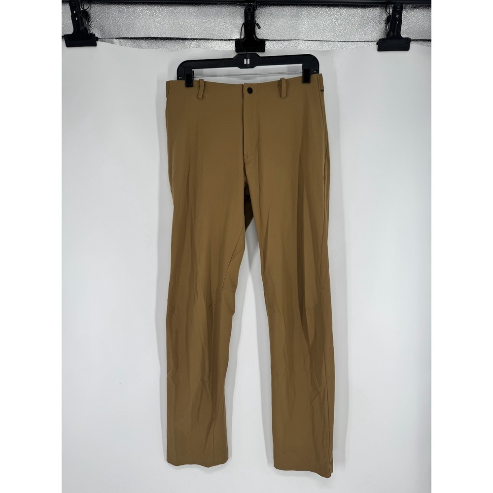 Nike Golf Dri Fit Pants Mens 35x32 Chino Khaki Modern Fit Performance 833186-245